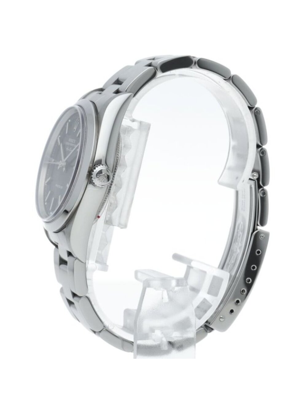 Rolex Air King SS Watch Black Polished - Picture 3 of 5